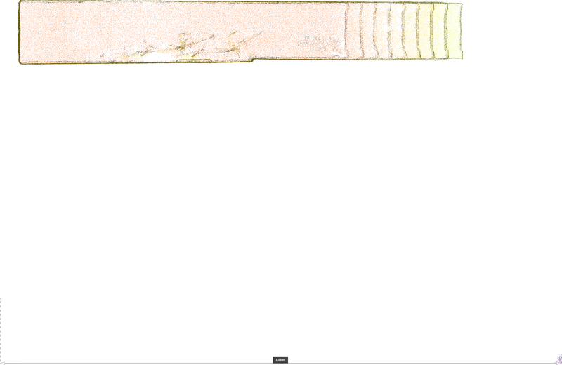 Point cloud of the entrance at New Kings Road
