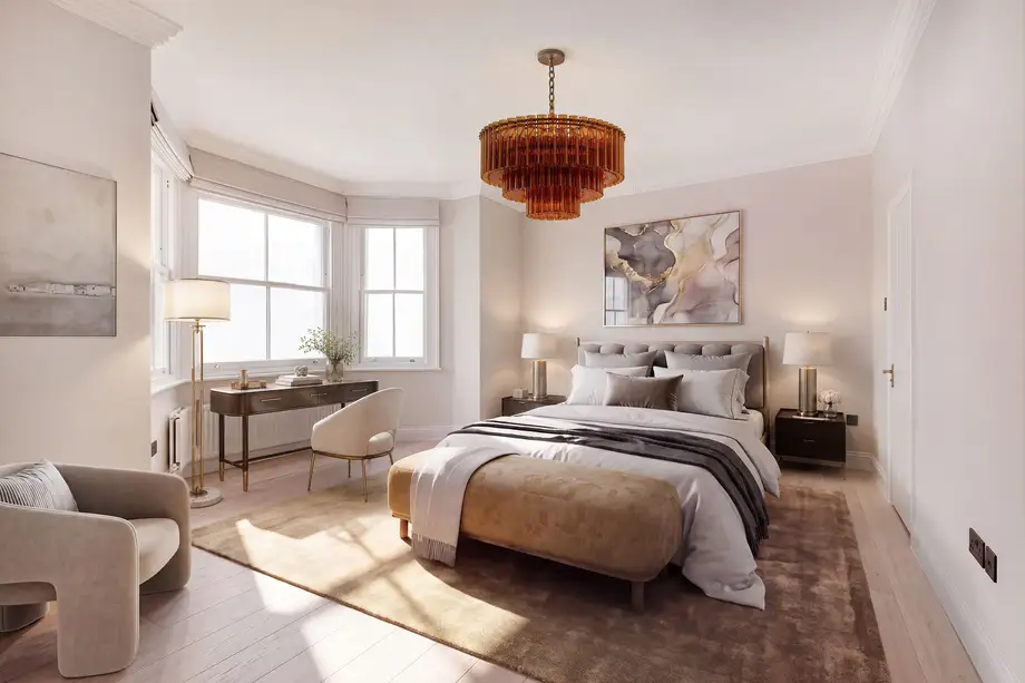 Virtual renovation, Onslow Gardens, pair 1 of 5, after