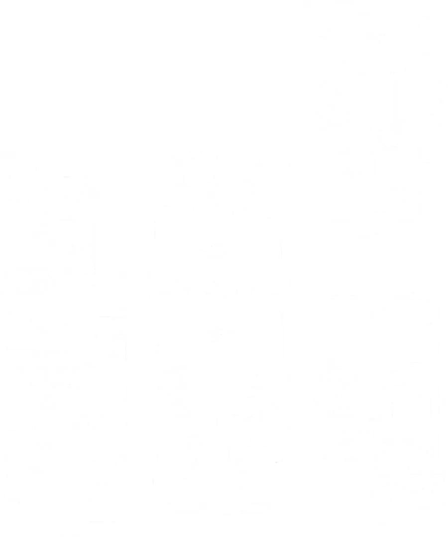 Measured plan of a flat, showing room layout and dimensions