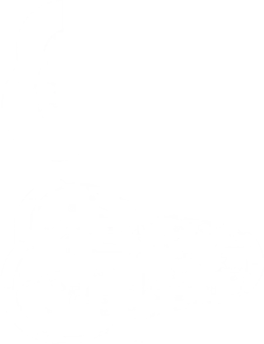 Measured plan of an apartment on a curved floor plate, showing room layout