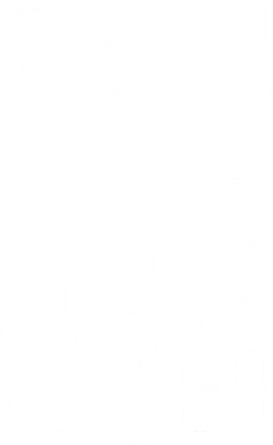 Measured plan of a tower apartment on a curved floor plate, showing room layout
